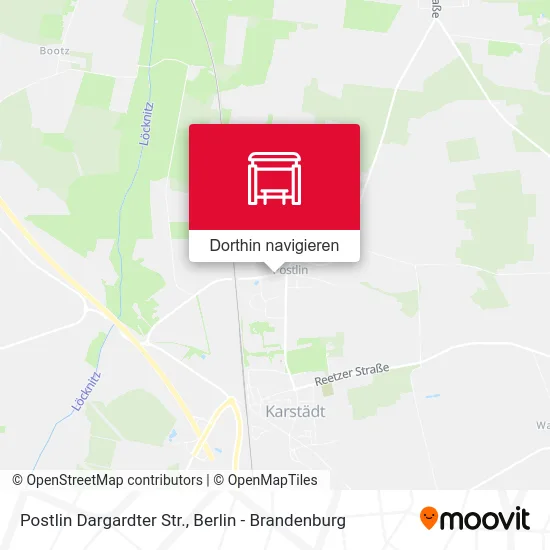 Postlin Dargardter Str. Karte