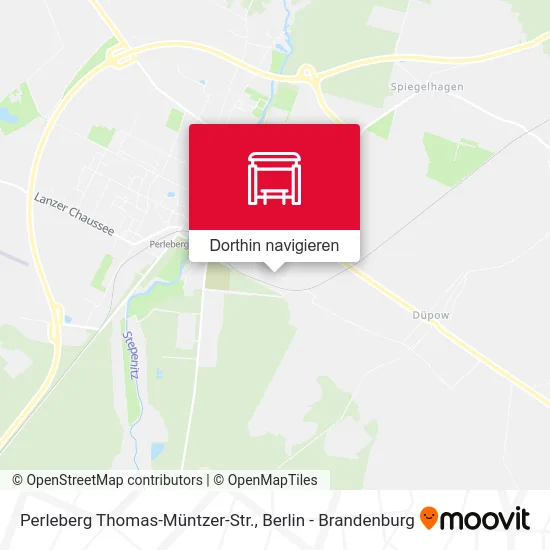 Perleberg Thomas-Müntzer-Str. Karte