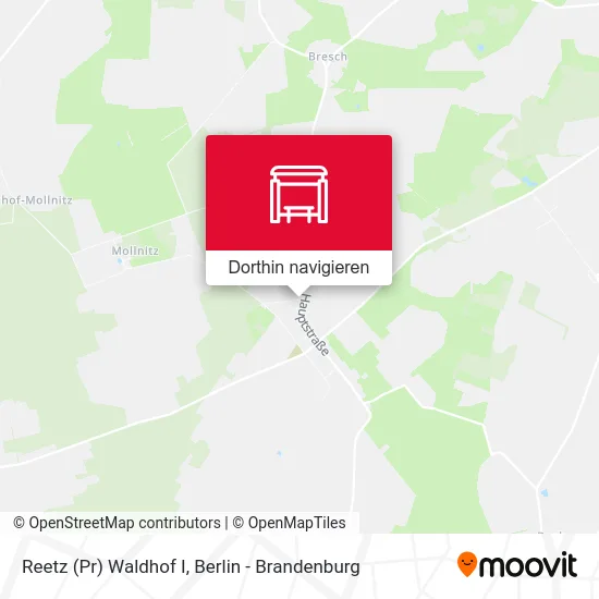 Reetz (Pr) Waldhof I Karte