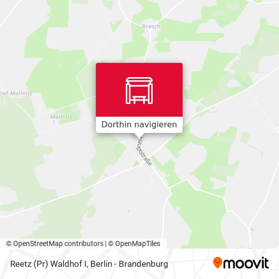 Reetz (Pr) Waldhof I Karte