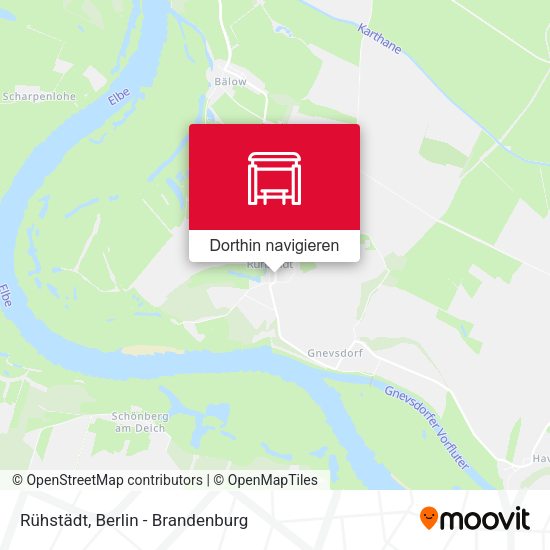 Rühstädt Karte