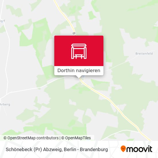 Schönebeck (Pr) Abzweig Karte