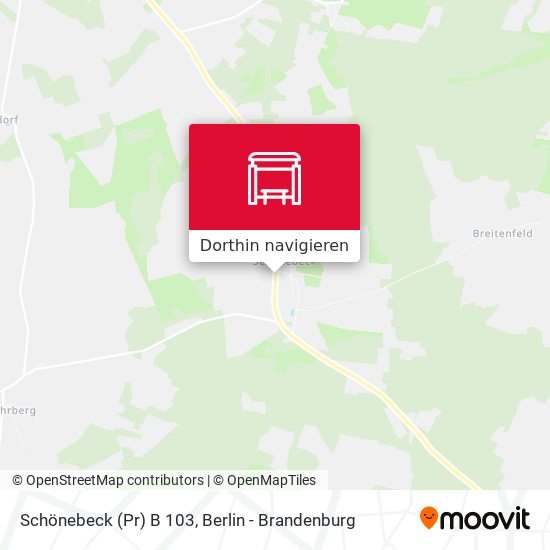 Schönebeck (Pr) B 103 Karte