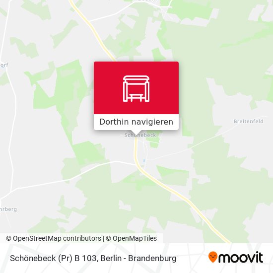 Schönebeck (Pr) B 103 Karte