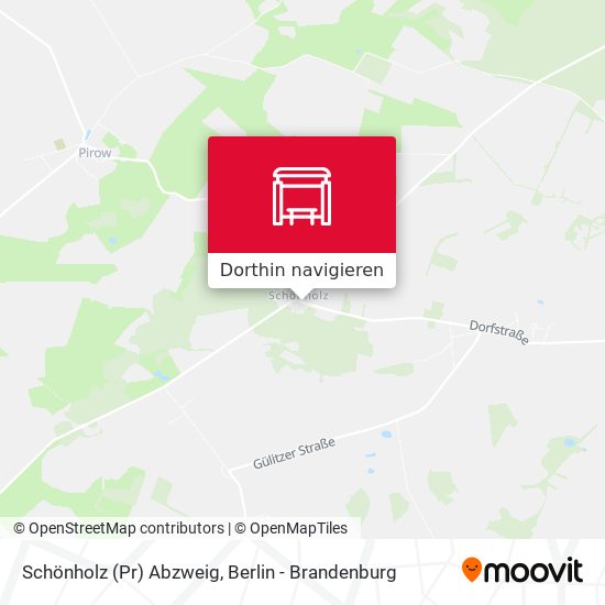 Schönholz (Pr) Abzweig Karte
