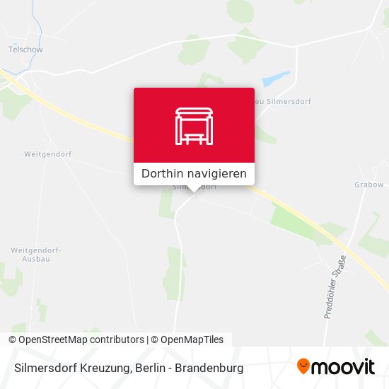 Silmersdorf Kreuzung Karte