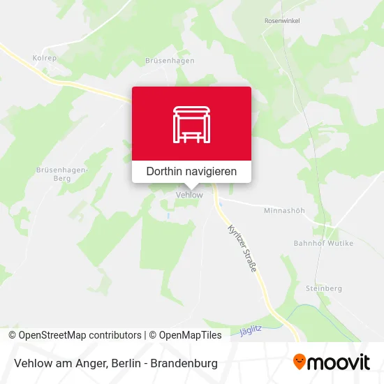 Vehlow am Anger Karte