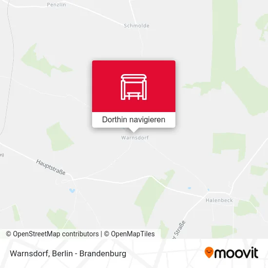 Warnsdorf Karte