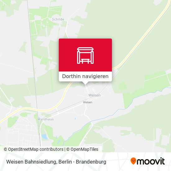 Weisen Bahnsiedlung Karte