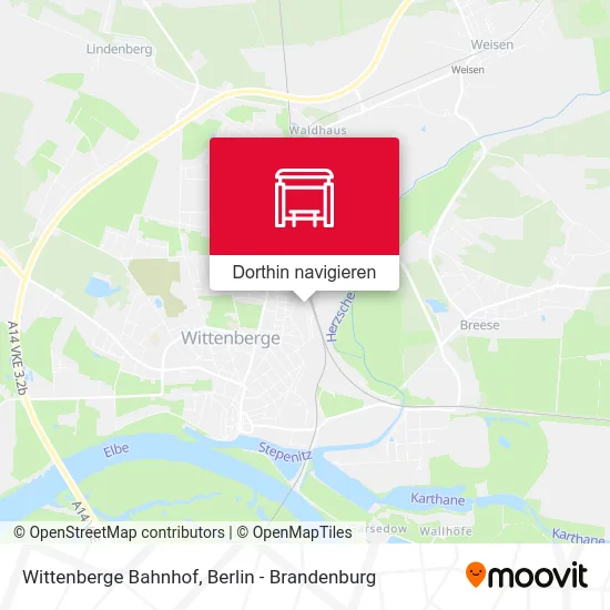 Wittenberge Bahnhof Karte