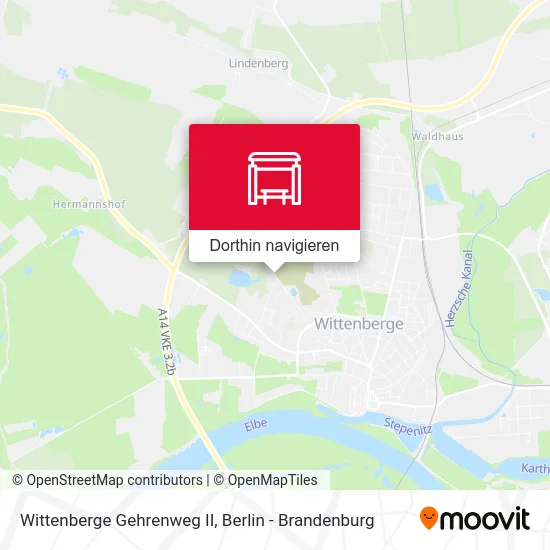 Wittenberge Gehrenweg II Karte