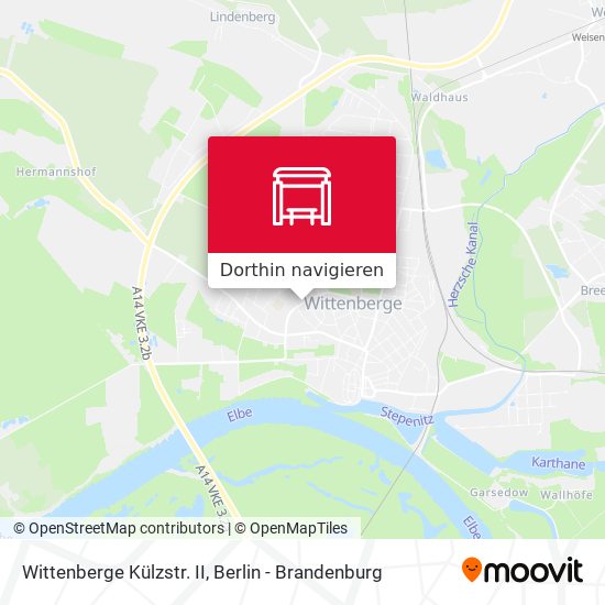 Wittenberge Külzstr. II Karte
