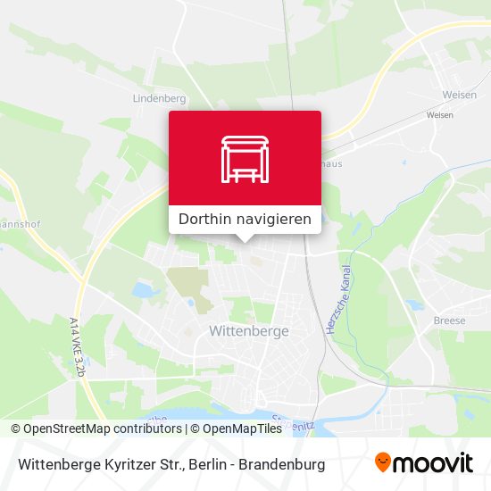 Wittenberge Kyritzer Str. Karte
