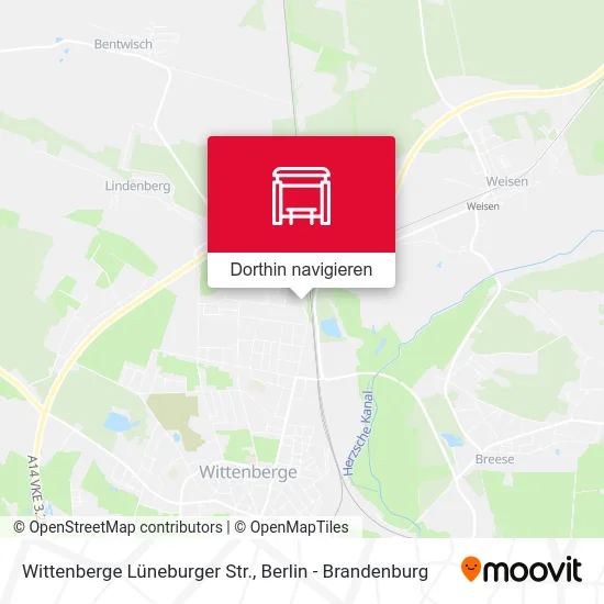 Wittenberge Lüneburger Str. Karte