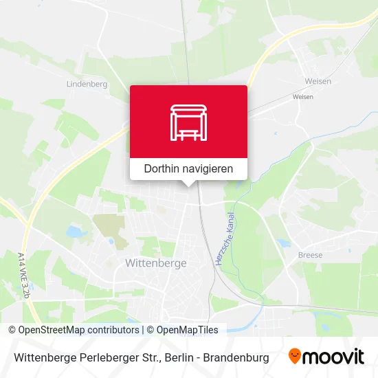 Wittenberge Perleberger Str. Karte