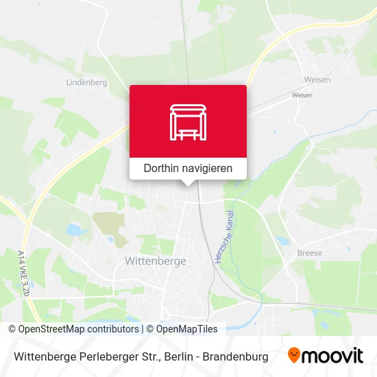 Wittenberge Perleberger Str. Karte