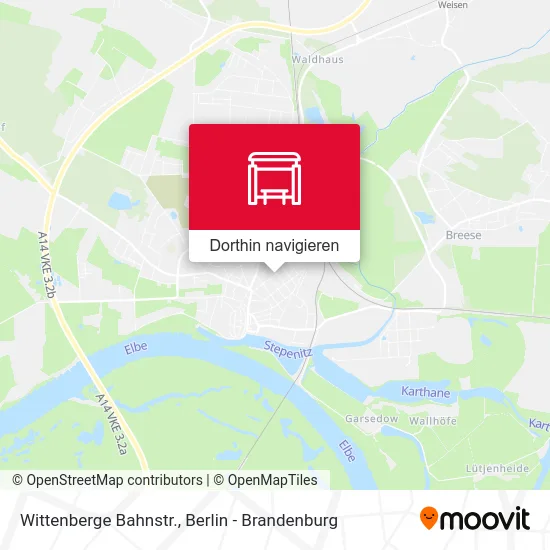 Wittenberge Bahnstr. Karte