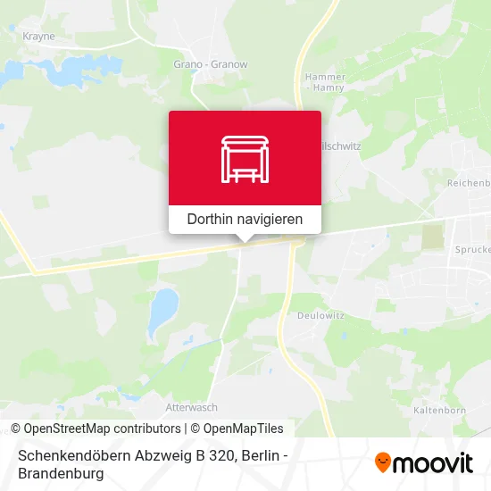 Schenkendöbern Abzweig B 320 Karte