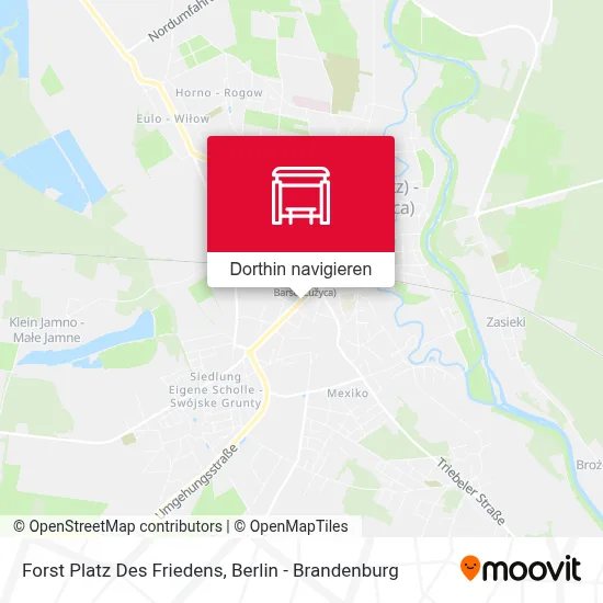 Forst Platz Des Friedens Karte