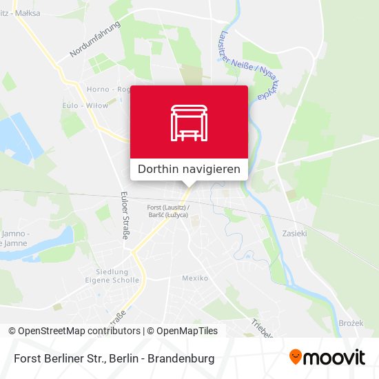 Forst Berliner Str. Karte