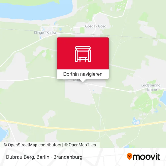 Dubrau Berg Karte