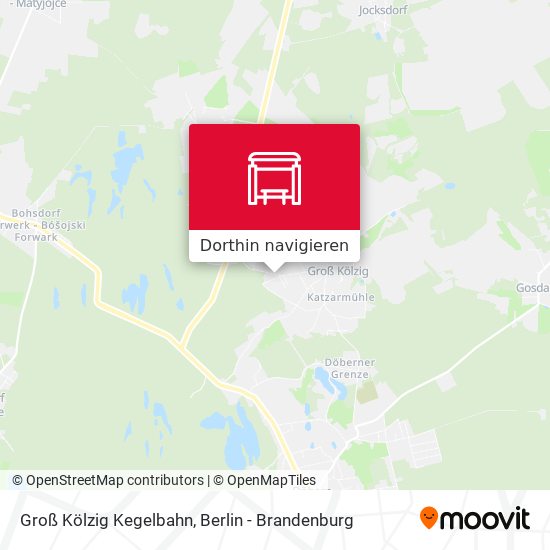 Groß Kölzig Kegelbahn Karte