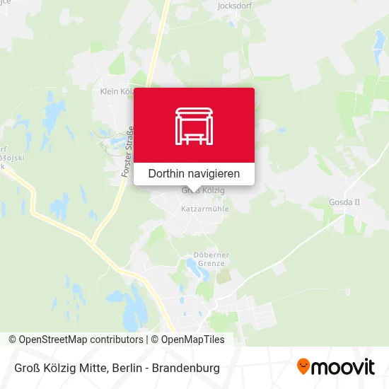 Groß Kölzig Mitte Karte