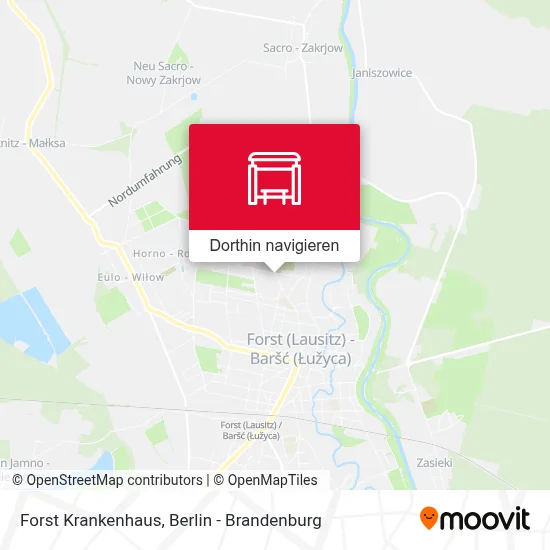 Forst Krankenhaus Karte