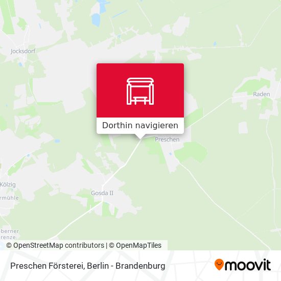 Preschen Försterei Karte