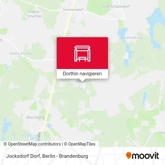 Jocksdorf Dorf Karte