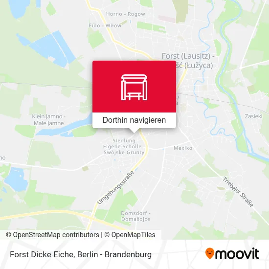 Forst Dicke Eiche Karte