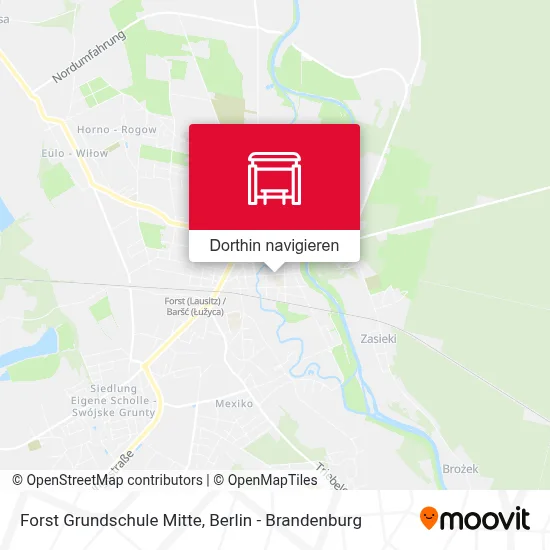 Forst Grundschule Mitte Karte