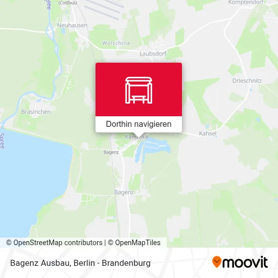 Bagenz Ausbau Karte