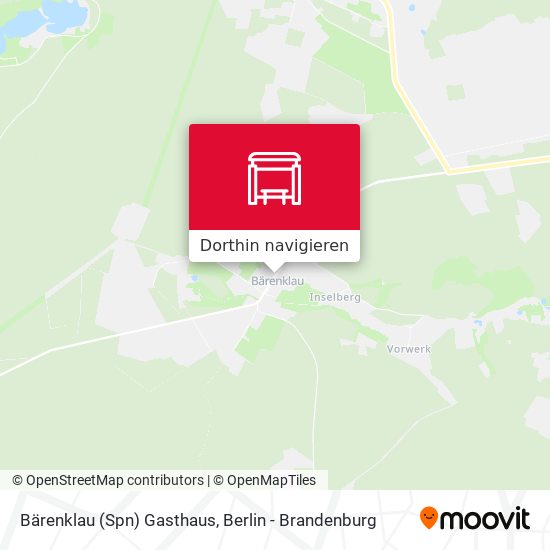 Bärenklau (Spn) Gasthaus Karte