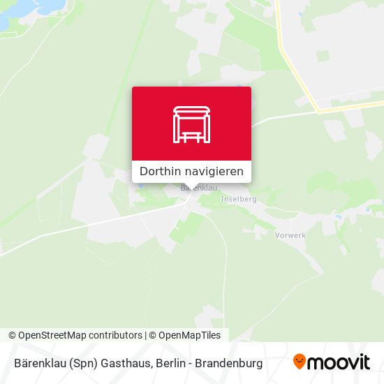 Bärenklau (Spn) Gasthaus Karte