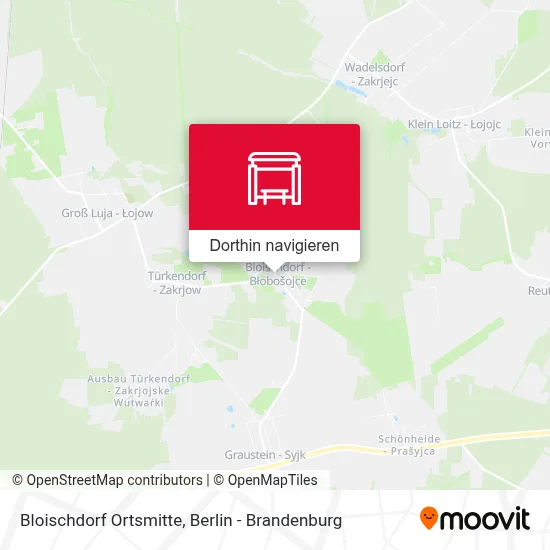 Bloischdorf Ortsmitte Karte