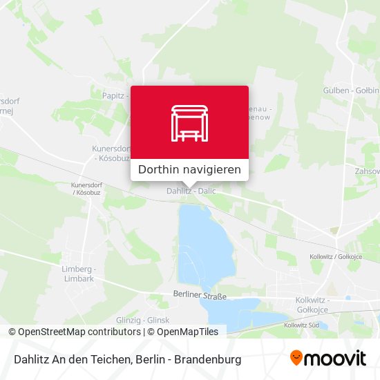 Dahlitz An den Teichen Karte