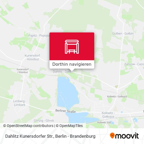 Dahlitz Kunersdorfer Str. Karte