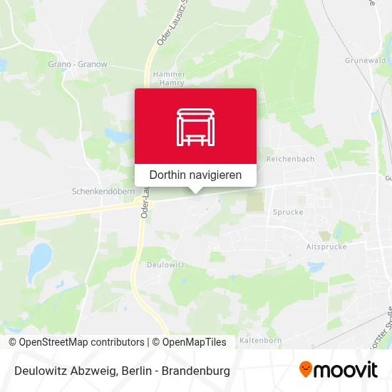 Deulowitz Abzweig Karte