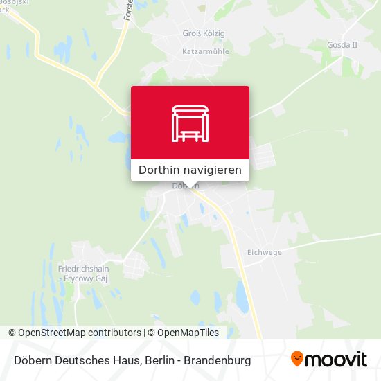 Döbern Deutsches Haus Karte