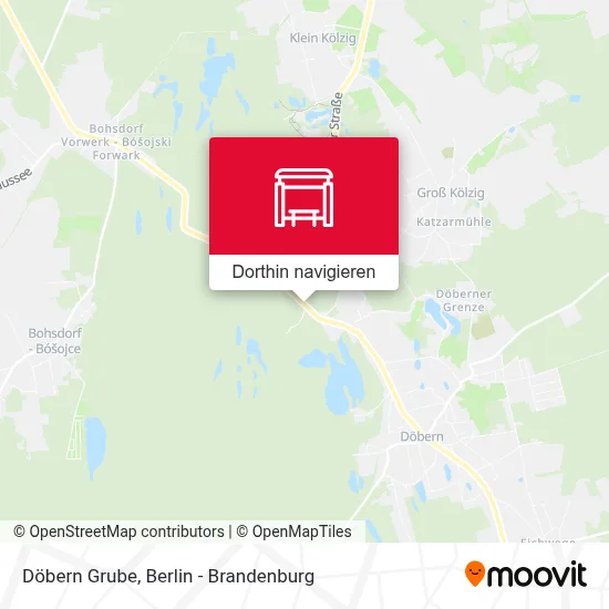 Döbern Grube Karte