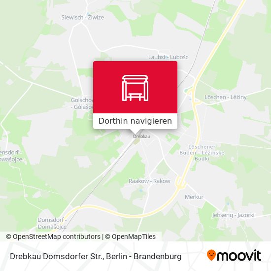 Drebkau Domsdorfer Str. Karte