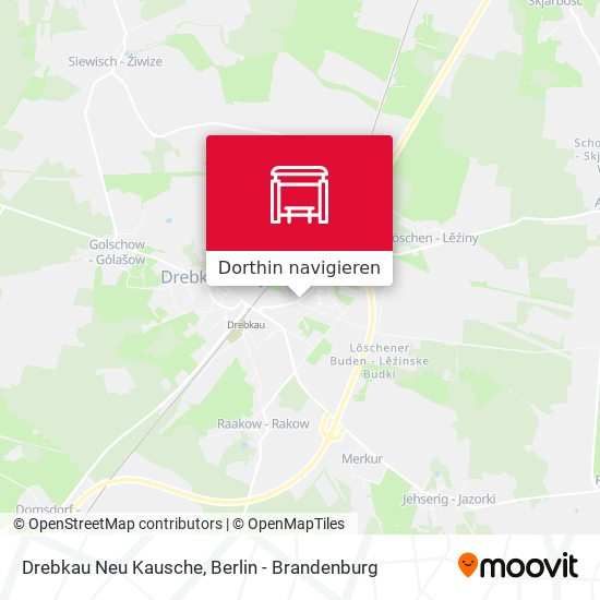 Drebkau Neu Kausche Karte