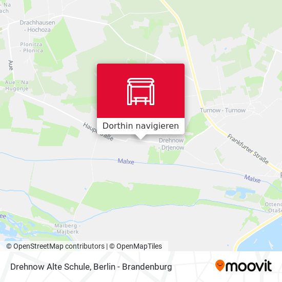Drehnow Alte Schule Karte