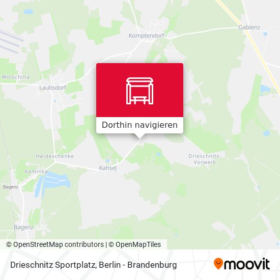 Drieschnitz Sportplatz Karte