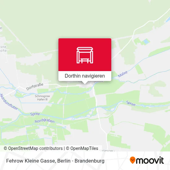 Fehrow Kleine Gasse Karte