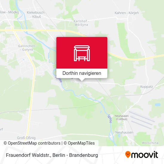 Frauendorf Waldstr. Karte