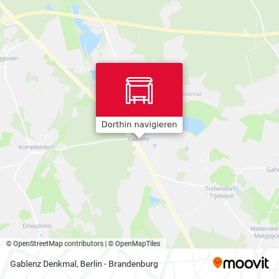 Gablenz Denkmal Karte