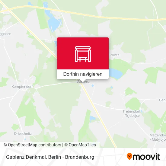 Gablenz Denkmal Karte