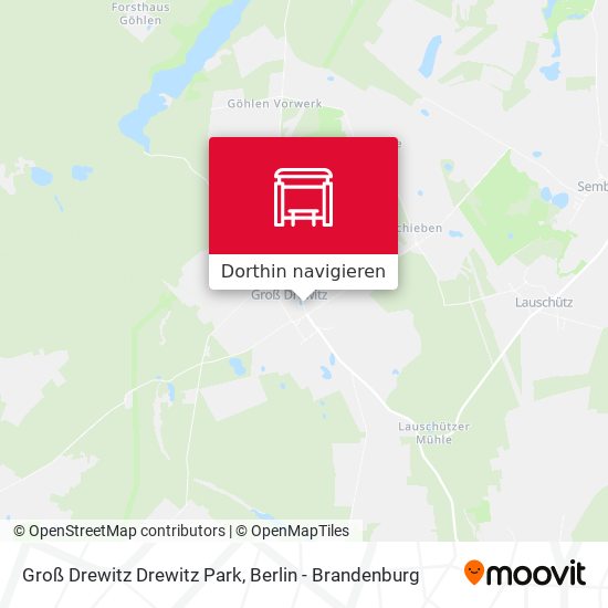 Groß Drewitz Drewitz Park Karte